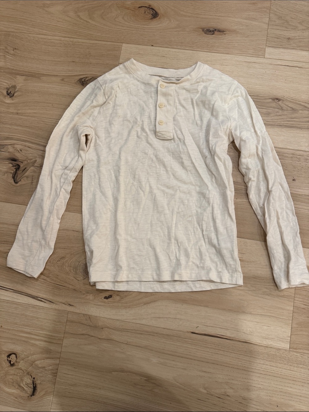 Boys J. Crew Cream Long Sleeve